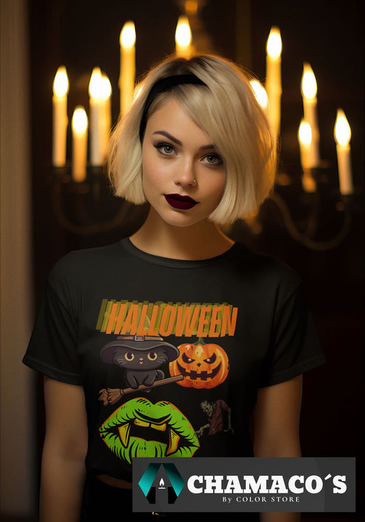 Camiseta halloween para dama